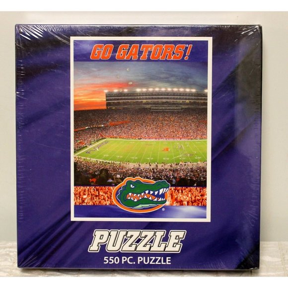 NEW 550 Pc UF Florida Gators Puzzle Ben Hill Griffin Stadium Sealed Gainesville - Picture 1 of 5